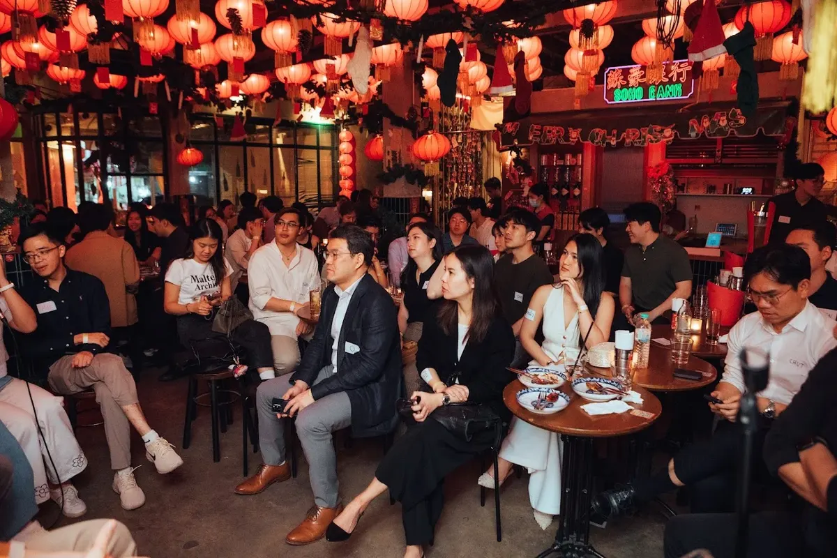 The energy of a room full of curious minds